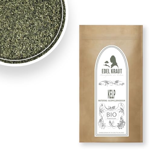BIO Kelp 500g (Ascophyllum nodosum) | EDEL KRAUT - 100% Knotentang Irisch - Braunalge - Natürliches Jod - ohne Zusatzstoffe - Wildsammlung von EDEL KRAUT Manufaktur des Lebens