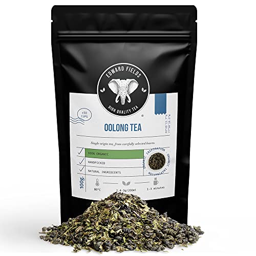Edward Fields Tea ® - Bio-Oolong-Blautee aus China. Von Hand geernteter Bio-Oolong-Tee mit natürlichen und biologischen Zutaten, 100g. von EDWARD FIELDS HIGH QUALITY TEA