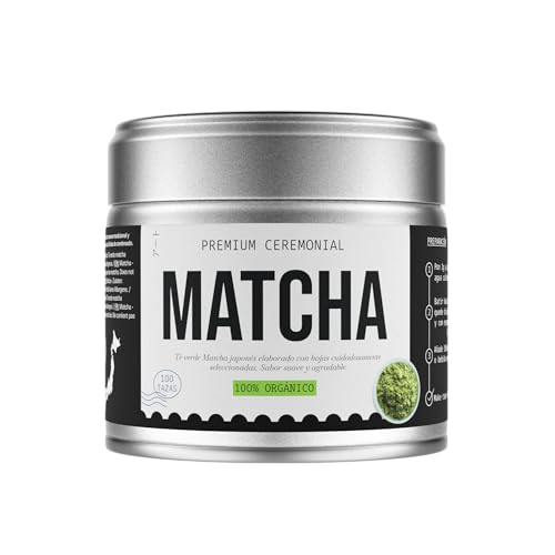 Edward Fields Tea ® - Single Origin Bio-Grüntee in großen Mengen aus China. Bio-Grüntee von Hand geerntet mit natürlichen und biologischen Zutaten, 100g. (Matcha Premium 80g) von EDWARD FIELDS HIGH QUALITY TEA