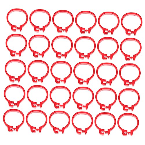 ❀ Vogel-Fußringe, Beinringe for Geflügel, 100 Stück, Fleisch, Tauben-Fußkettchen, Wachtel-Beinbänder, Kunststoffklammern, Hühnerzubehör, Graupapageien-Beinring, Vogel-Fußring, Geflügel-Beinband ❀ Vogel-Fußringe, Beinringe for Geflügel, 100 Stück, Fleisch, Tauben-Fußkettchen, Wachtel-Beinbänder, Kunststoffklammern, Hühnerzubehör, Graupapageien-Beinring, Vogel-Fußring, Geflügel-Beinband von EFARMA
