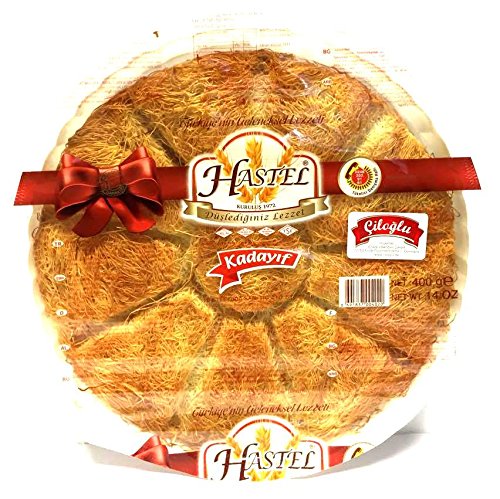 Kadayif Ege wie Baklawa Türkisch Nachtisch Süßigkeiten Teigfäden Engelshaar 400g Kadayif Ege wie Baklawa Türkisch Nachtisch Süßigkeiten Teigfäden Engelshaar 400g von EGE