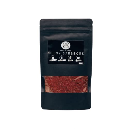 Fred & Fred Spices - Spicy BBQ-Gewürz - 120g Beutel Gewürzmischung - Grillgewürz ideal für die Marinade - Würzmischung für alle Sorten von Fleisch von Fred & Fred