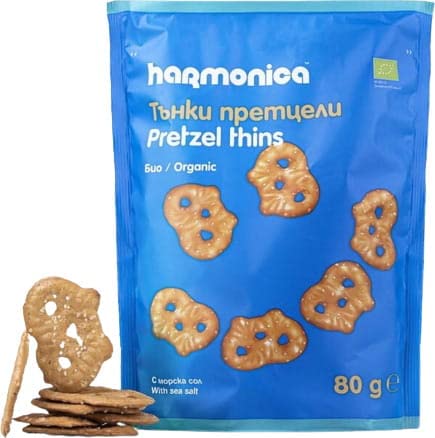 Brezeln dünn mit Meersalz BIO 80 g Brezeln dünn mit Meersalz BIO 80 g von EKOWITAL