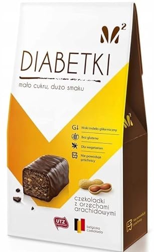 Diabetka Schokolade, Erdnüsse ohne Zucker 100 g Ekowital von EKOWITAL