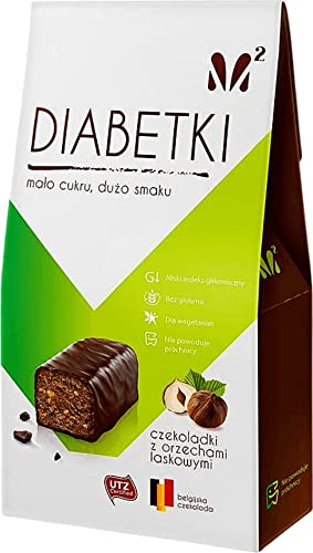 Diabetka Schokolade Haselnuss ohne Zucker 100 g Ekowital von EKOWITAL