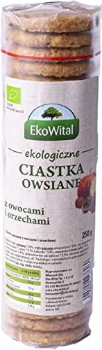 Haferkekse mit Früchten und Nüssen BIO 250 g Haferkekse mit Früchten und Nüssen BIO 250 g von EKOWITAL