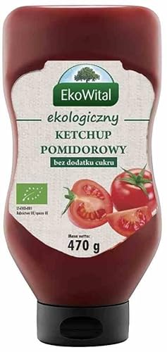 Ketchup ohne Zuckerzusatz BIO 470 g von EKOWITAL