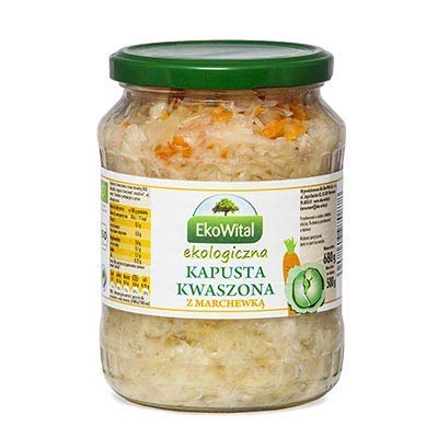 Sauerkraut mit Karotte BIO 680 g / 500 g EkoWital von EKOWITAL