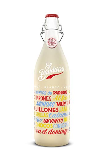 El Bandarra | Blanco | Der süße Aperitif aus Barcelona | 1000 ml | Frischer und zitrusfruchtiger Wein | Mit 40 Kräuterextrakten | Auf Eis, mit Tonic oder Soda von EL BANDARRA
