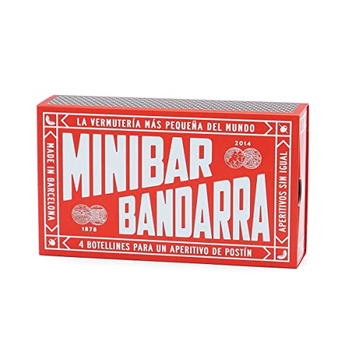 El Bandarra Minibar | Miniatur Flaschen von El Bandarra's charakteristischem Aperitif | Perfekt für Vermouth und Aperitif Liebhaber | Geschenkset | 4 x 100ml von EL BANDARRA