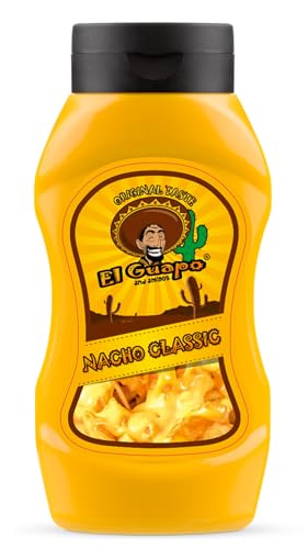 El Guapo Nacho Classic – Neu und Verbessert Nacho Sauce - Käse Geschmack - Cremige und scharfe Nacho Käsesauce Perfekt für jeden Anlass oder mexikanisches Gericht – Dip, Sauce oder Topping - 435 g El Guapo Nacho Classic – Neu und Verbessert Nacho Sauce - Käse Geschmack - Cremige und scharfe Nacho Käsesauce Perfekt für jeden Anlass oder mexikanisches Gericht – Dip, Sauce oder Topping - 435 g von EL GUAPO