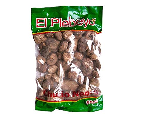 Chuño Negro - Braune gefriergetrocknete Kartoffeln aus Peru, Beutel 500g. von EL PLEBEYO