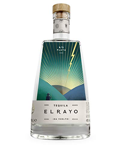 El Rayo | Tequila Plata | 700 ml | Zu 100% aus blauer Agave | Pure Handarbeit | Für den puren Genuss von EL RAYO HA VUELTO