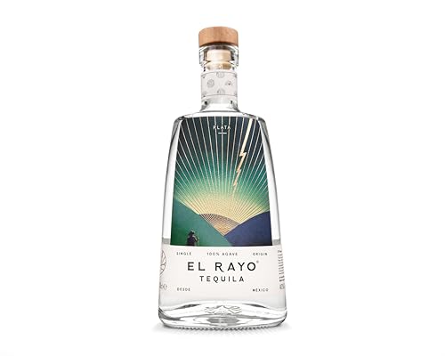 El Rayo | Tequila Plata | 700 ml | Zu 100% aus blauer Agave | Pure Handarbeit | Für den puren Genuss von EL RAYO HA VUELTO