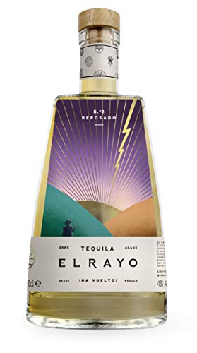 El Rayo | Tequila Reposado | 700 ml | Zu 100% aus blauer Agave | Pure Handarbeit | Warmer & weicher Geschmack von EL RAYO HA VUELTO