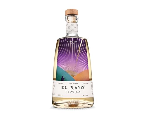 El Rayo | Tequila Reposado | 700 ml | Zu 100% aus blauer Agave | Pure Handarbeit | Warmer & weicher Geschmack El Rayo | Tequila Reposado | 700 ml | Zu 100% aus blauer Agave | Pure Handarbeit | Warmer & weicher Geschmack von EL RAYO HA VUELTO