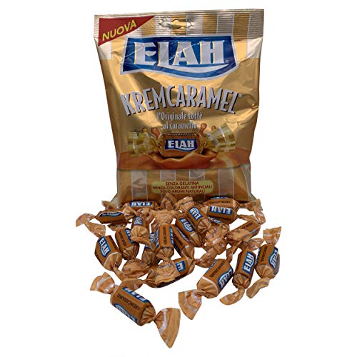 Elah | Karamell Toffee | Italienische Süßigkeiten | 5.29 Unze Gesamtgewicht | 150 Gramm insgesamt. Elah | Karamell Toffee | Italienische Süßigkeiten | 5.29 Unze Gesamtgewicht | 150 Gramm insgesamt. von ELAH