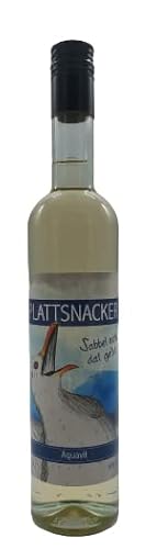 PLATTSNACKER Aquavit 500ml 38% Vol Norddeutsch Plattdeutsch Geschenk Moin von ELBSCHLUCK