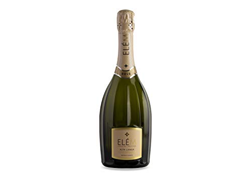 ELÈM Alta Langa DOCG Klassische Methode Pas Dosè -Schaumwein trocken - Piedmont Wein Champagner (1 x 0.75l) von ELÈM