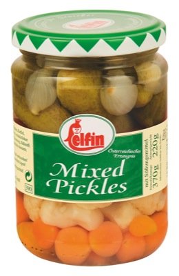 Elfin Mixed Pickles Glas 390ml 6 x 390 ml von ELFIN