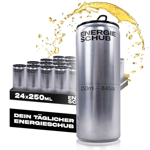 ENERGIExSCHUB® Energy Drink 24x 250ml [DEIN TÄGLICHER ENERGIESCHUB] - Isotonisches Getränk für Sport & Alltag - Erfrischung & Energie für Sieger - der coole Drink für unvergessliche Momente von ENERGIE SCHUB