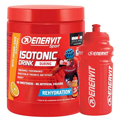 ENERVIT Isotonic Drink (Orange, 476g Dose mit Flasche) von ENERVIT