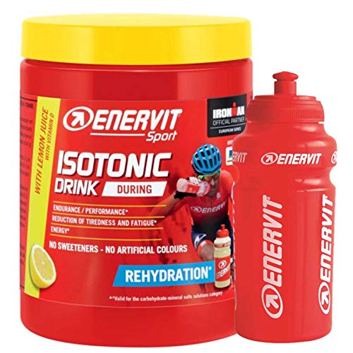 ENERVIT Isotonic Drink (Zitrone, 476g Dose mit Flasche) von ENERVIT