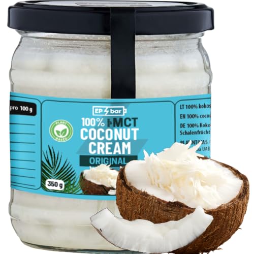 EP Bar Coconut Cream 100% Natürlich Kokoscreme Original | 350g | Vegan, Naturbelassen ohne Zusatzstoffe | Kokosmus Ohne Zucker, Gesund Kokosfett, Kokosnusscreme EP Bar Coconut Cream 100% Natürlich Kokoscreme Original | 350g | Vegan, Naturbelassen ohne Zusatzstoffe | Kokosmus Ohne Zucker, Gesund Kokosfett, Kokosnusscreme von EP Bar
