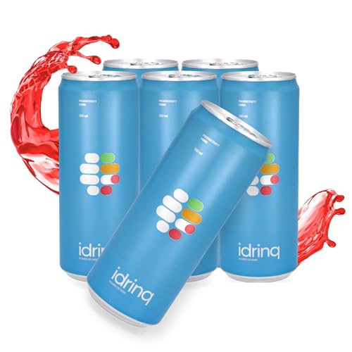 EP Bar iDrinq – Oxygen Booster Energy Drink | Natürliche Produktivitätssteigerung | Zuckerfreie & Koffeinfreie Formel | Verbessert Fokus & Wachsamkeit | 6er Packung von EP Bar