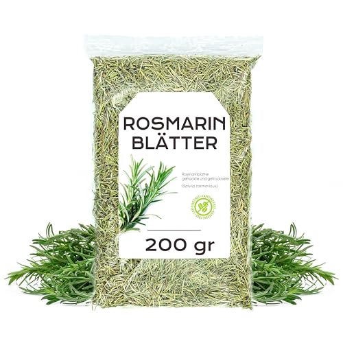 Rosemary 200g - Rosmarin Getrocknet - Rosmarin Tee - Rosmarin Gewürz - Rosemary Leaves - Rosmarin Lose (200 gr, Rosemary) von EPEL