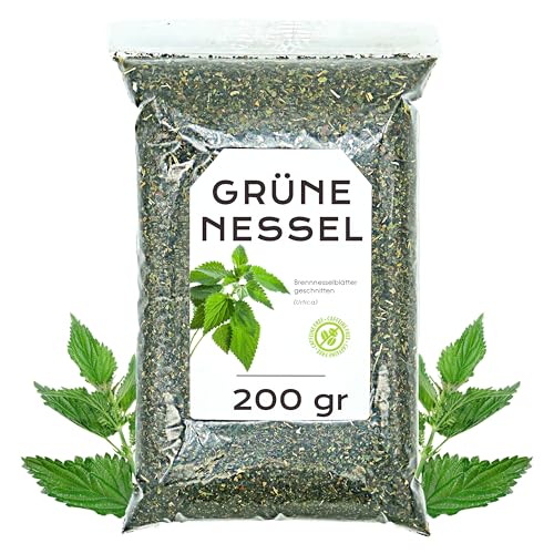 Brennesseltee 200 gr - Brennessel Getrocknet - Brennesselblätter Getrocknet - Brennesseltee Beutel - Brennesseltee Lose von EPEL