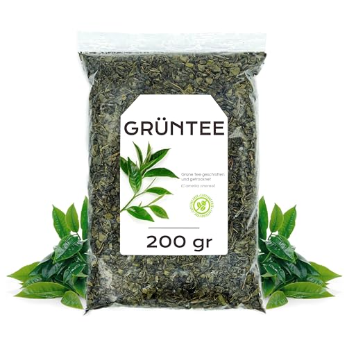 Grüner Tee 200 gr - Green Tea - Grüntee - Grüner Tee Lose - Grüntee Blätter - Kräutertee (200 gr, Green Tea) von EPEL
