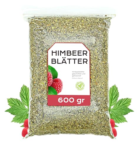 Himbeerblättertee 600 gr - Himbeerblättertee Schwangerschaft - Himbeerblätter - Himbeerblätter Getrocknet - Himbeerblättertee Beutel - Kräutertee - Himbeerblätter Lose von EPEL