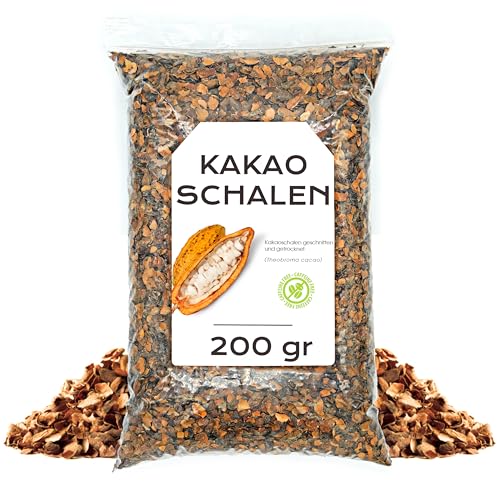 Kakaoschalen 200 gr - Kakaoschalentee - Kakaoschalen geschnitten - Kräutertee - Tee Lose von EPEL