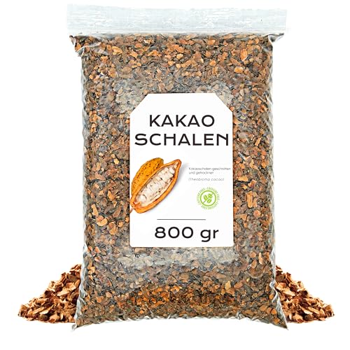 Kakaoschalen 800 gr - Kakaoschalentee - Kakaoschalen geschnitten - Kräutertee - Tee Lose von EPEL