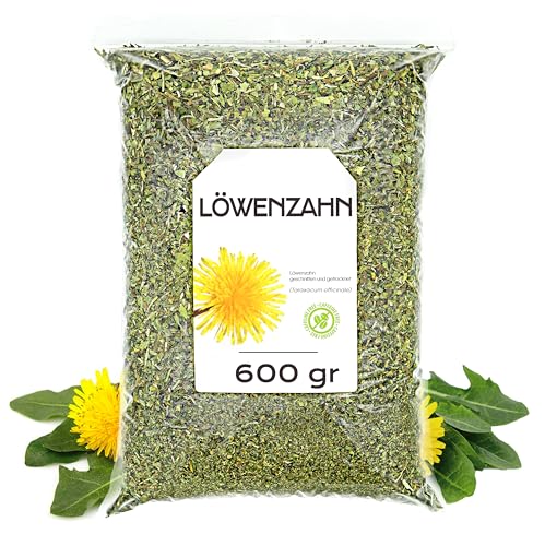 Löwenzahntee 600 g - Dandelion Tea - Löwenzahn Getrocknet - Löwenzahntee Beutel - Löwenzahnblüten Getrocknet - Löwenzahnblätter Geschnitten - Löwenzahn Lose von EPEL