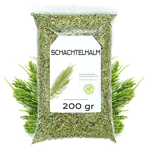 Schachtelhalmtee 200 gr - Schachtelhalmkraut Infusion - Schachtelhalm Geschnitten Tee - Harntreibende Eigenschaften - Infusion Kräutertee (200 gr) von EPEL