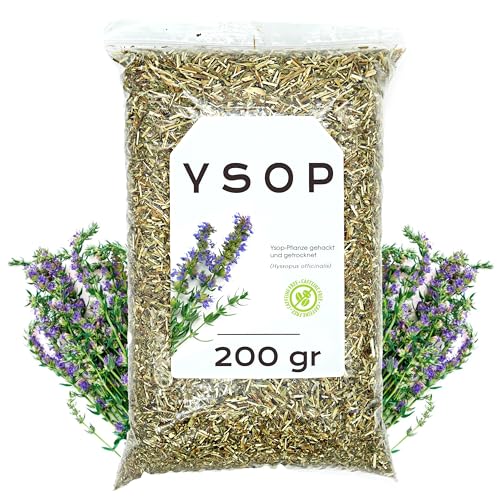 Ysop 200 gr - Ysop Tee - Ysopkraut Geschnitten - Hysoop Blätter tee - Kräutertee von EPEL