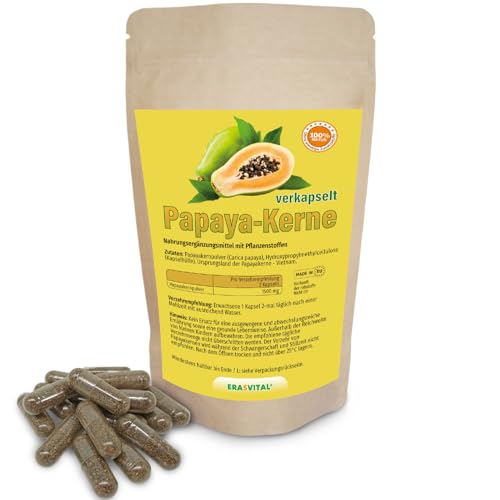 Papaya-Kerne verkapselt 90 Kapseln Papaya-Pfeffer Papaya-Samen ACHTUNG Keine Hybrid Samen Rohkost Vegan Papaya-Kerne verkapselt 90 Kapseln Papaya-Pfeffer Papaya-Samen ACHTUNG Keine Hybrid Samen Rohkost Vegan von ERASVITAL