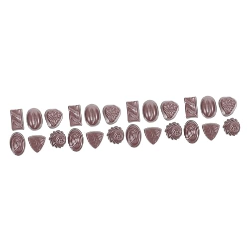 ERINGOGO 24 Stk Simulationsschokolade Schokoladen-Replik Schokoladenspielzeug für Kinder Modelle Spielzeuge multifunktionale gefälschte Schokolade interessantes Schokoladendekor Nachtisch von ERINGOGO