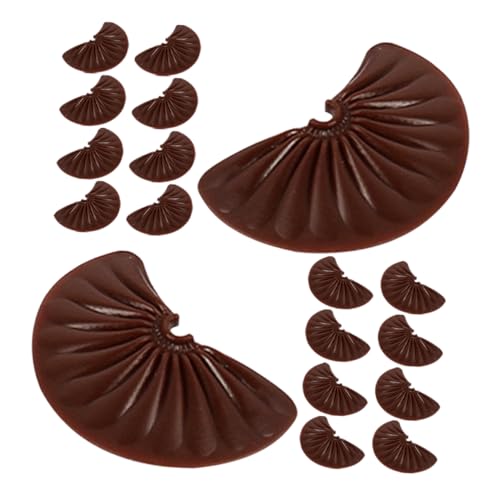 ERINGOGO 24St Nachgemachte Schokoladenstückchen Simulationsdessert gefälschte Desserts Desktop-Schokoladenmodell kleines Schokoladenmodell künstlich Simulationsgebäck Nachtisch Requisiten von ERINGOGO