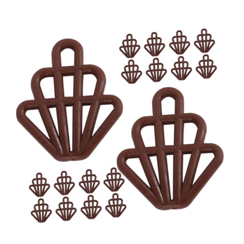 ERINGOGO 30st Schokoladenmodell Schokoladen-requisiten Gefälschte Kekse Schokoladen-charme Simulationsessen Faux-dessert Künstliche Kekse Gefälschte Pralinen Miniatur Pvc Lebensmittel von ERINGOGO