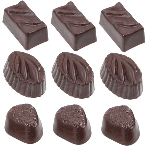 ERINGOGO 36 STK Simulationsschokolade multifunktionales Schokoladenmodell Süßigkeiten-Anhänger Kinderspielzeug Modelle Schokoladen-Tischmodell multifunktionale gefälschte Schokolade Snack von ERINGOGO