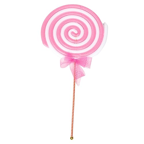ERINGOGO Schaumlutscher Lutscher Wirbeln Gefälschte Lollipop-Dekoration Riesige Lollipop-Requisite Lutscher-geburtstagsfeierbevorzugung Lebensmittel Überdimensioniert Kunststoff Kind von ERINGOGO