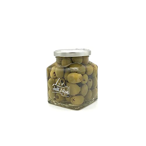 Errepi - eingelegte entsteinte grüne Oliven - Olive verdi snocciolate - 1 x 160g von ERREPI