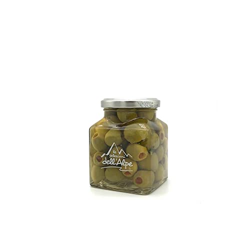 Errepi - grüne Oliven gefüllt mit Paprikapaste - Olive verdi snocciolate - 1 x 160g von ERREPI
