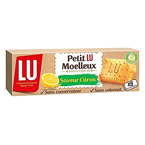 Lu Cookies | Petit Moelleux Lemon Cakes | Lu Biscuits | Belgian Cookies | 4,9 Ounce Total von LU