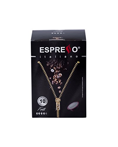 Espresso Kaffee Forte 10 Pads - ESPRESSO Italiano von ESPRESSO ITALIANO