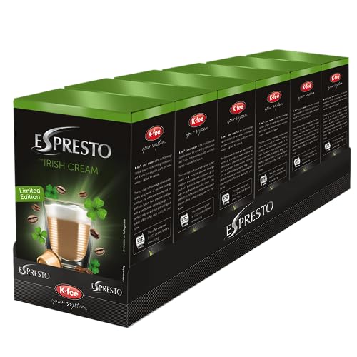 ESPRESTO Irish Cream | Kaffeekapseln | Intensität 9/12 | kompatibel mit K-fee - your System | RFA zertifiziert | 96 Kapseln von ESPRESTO