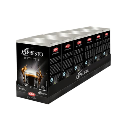 ESPRESTO Kaffeekapseln | Ristretto | Intensität 10/12 | kompatibel mit K-fee - your System | RFA zertifiziert | 96 Kapseln von ESPRESTO
